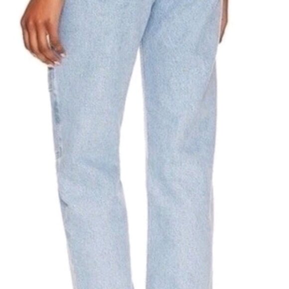 Agolde Cargo Jeans Cooper Light Wash Organic Denim Utility Carpenter Women's 26 - Picture 2 of 11